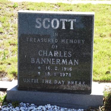 SCOTT Charles Bannerman 1916-1978