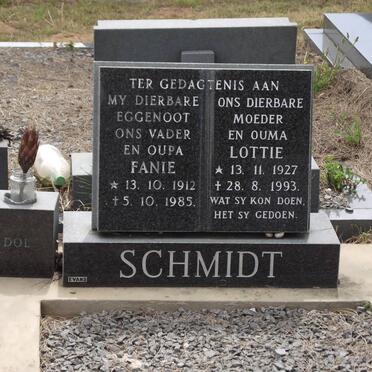 SCHMIDT S.J. 1912-1985 &amp; C.E.D. 1927-1993