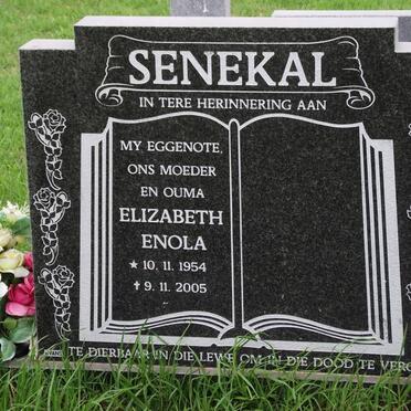 SENEKAL Elizabeth Enola 1954-2005