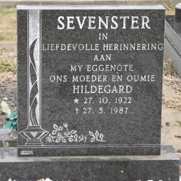 SEVENSTER Hildegard 1922-1987
