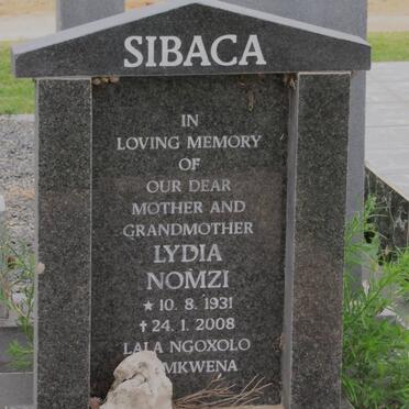 SIBACA Lydia Nomzi 1931-2008