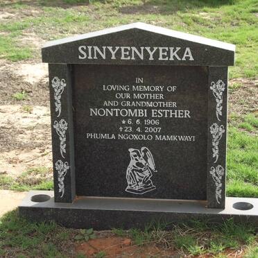 SINYENYEKA Nontombi Esther 1906-2007