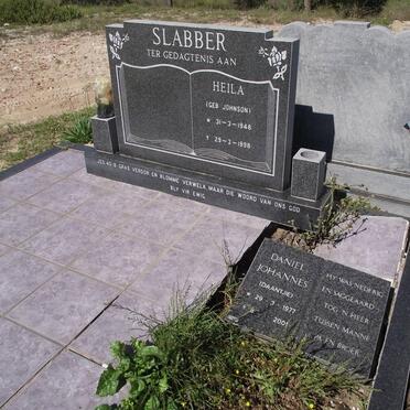 SLABBER Daniel Johannes 1977-2001 :: SLABBER Heila nee JOHNSON 1948-1998