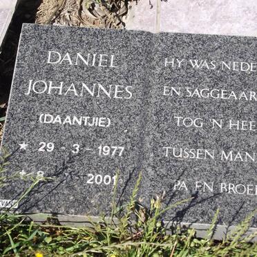 SLABBER Daniel Johannes 1977-2001 :: SLABBER Heila nee JOHNSON 1948-1998