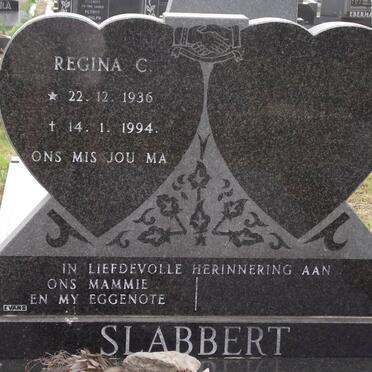 SLABBERT Regina C. 1936-1994