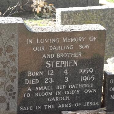 SLABBERT Stephen 1959-1965