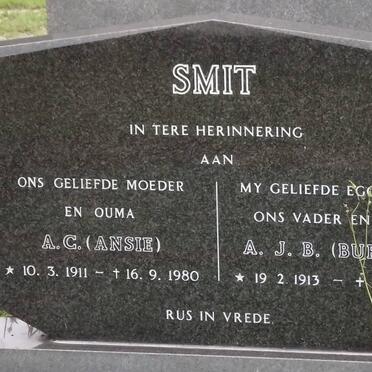 SMIT A.C. 1911-1980 &amp; A.J.B. 1913-1971