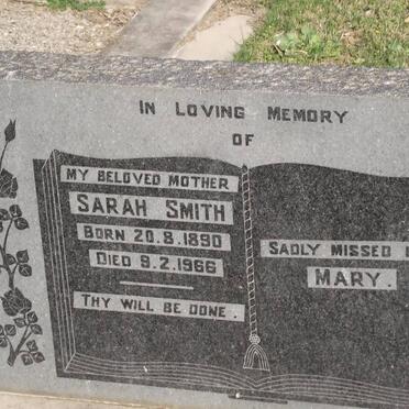 SMITH Sarah 1890-1966