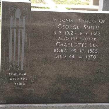 SMITH George 1912-1968 :: LEE Charlotte 1885-1970