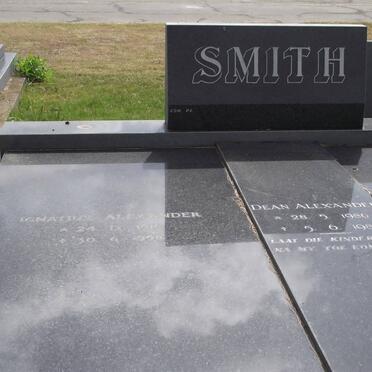 SMITH Ignatius Alexander 1918-1998 :: SMITH Dean Alexande 1986-1986