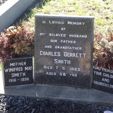 SMITH Charles Gerrett -1969 &amp; Winifred May 1916-1996
