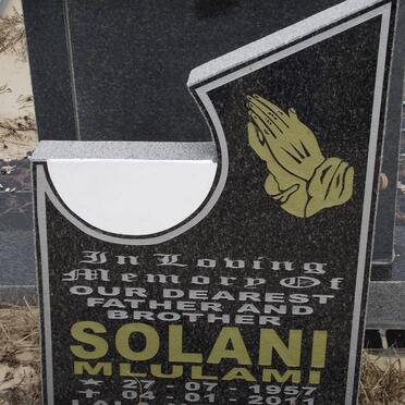 SOLANI Mlulami 1957-2011