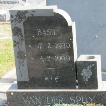 SPUY Basil, van der 1930-1969