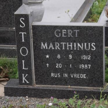 STOLK Gert Marthinus 1912-1987