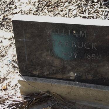 STARBUCK William F. 1884-1958