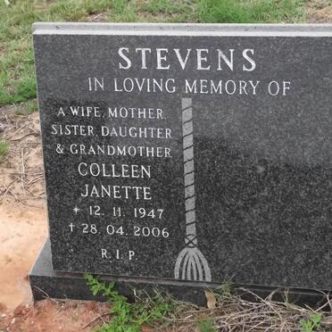 STEVENS Colleen Janette 1947-2006