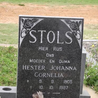 STOLS Hester Johanna Cornelia 1905-1987