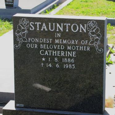STAUNTON Catherine 1886-1985