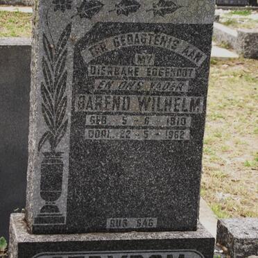 STRYDOM Barend Wilhelm 1910-1962