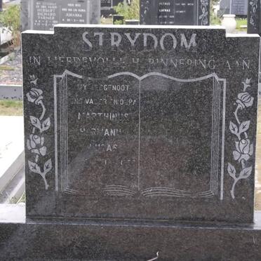 STRYDOM Marthinus Hermanus Lucas 1928-1987
