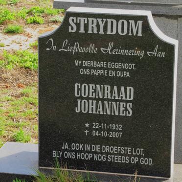 STRYDOM Coenraad Johannes 1932-2007
