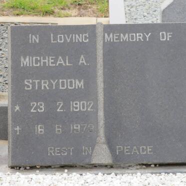 STRYDOM Micheal A. 1902-1973