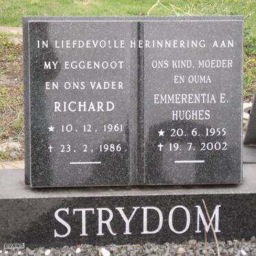 STRYDOM Richard 1961-1986 :: HUGHES Emmerentia E. 1955-2002