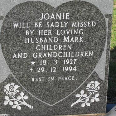STONE Joanie 1927-1994
