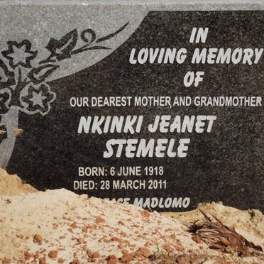 STEMELE Nkinki Jeanet 1918-2011