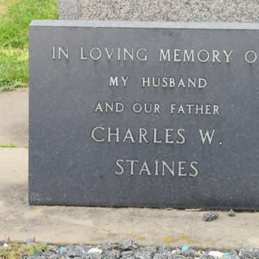 STAINES Charles Williams 1905-1972