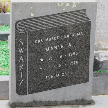 SWARTZ Maria A. 1895-1976