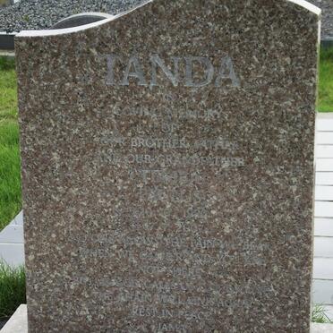 TANDA Temba Paulus 1922-2007