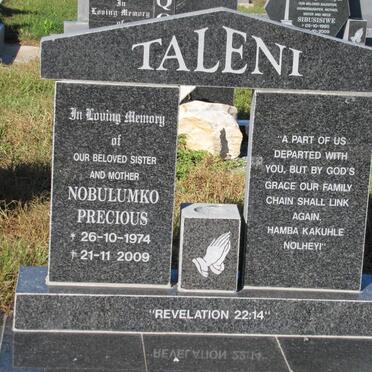 TALENI Nobulumko Precious 1974-2009