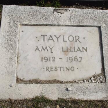 TAYLOR Amy Lilian 1912-1967