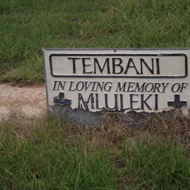 TEMBANI Mluleki 1953-2001