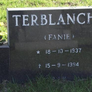 TERBLANCHE Stephanus Johannes 1937-1994