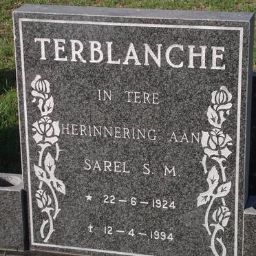 TERBLANCHE Sarel S.M. 1924-1994