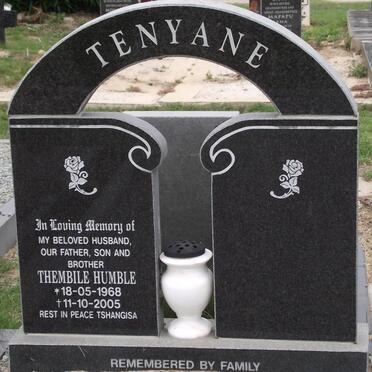 TENYANE Thembile Humble 1968-2005