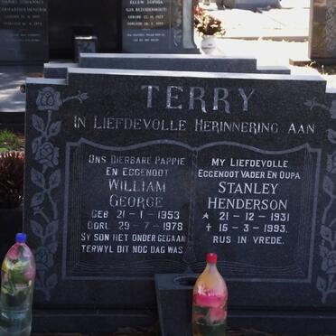 TERRY William George 1953-1978 :: TERRY Stanley Henderson 1931-1993