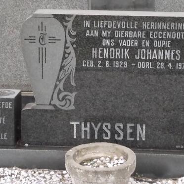 THYSSEN Hendrik Johannes 1929-1974