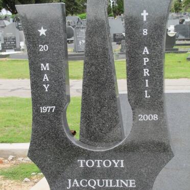 TOTOYI Jacquiline Ntombizanele 1977-2008