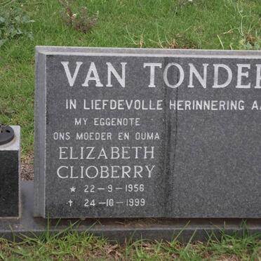 TONDER Elizabeth Clioberry, van 1956-1999