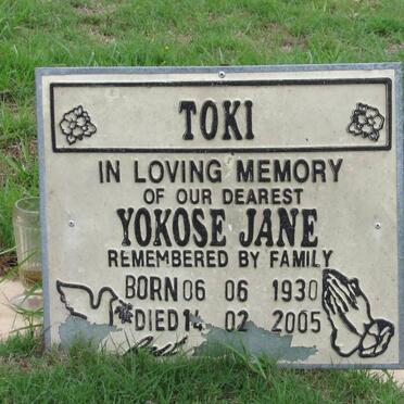 TOKI Yokose Jane 1930-2005