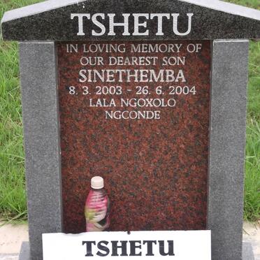 TSHETU Sinethemba 2003-2004