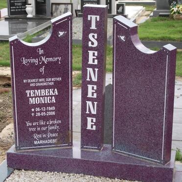 TSENENE Tembeka Monica 1949-2006