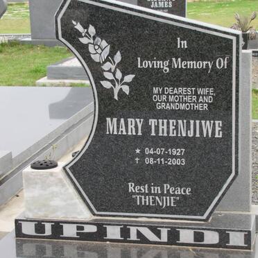 UPINDINI Mary Thenjiwe 1927-2003