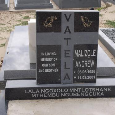 VATELA Malizole Andrew 1986-2001