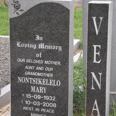 VENA Nontsikelelo Mary 1932-2008