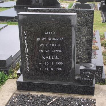 VELTHUYSEN Kallie 1959-1987