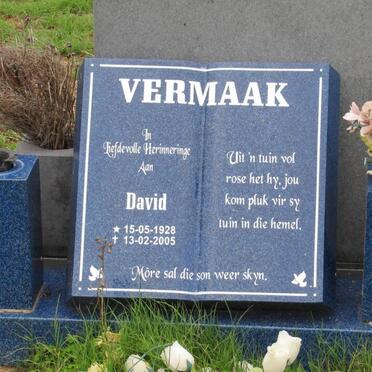 VERMAAK David Petrus Johannes 1928-2005